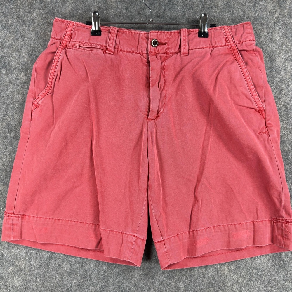 Polo Ralph Lauren Shorts Mens 34 (Fits 35) Pink Chino Drawstring Casual Summer